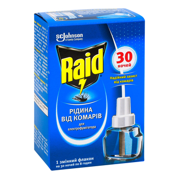 Жидкость для электрофумигаторов Raid, от комаров, 30 ночей - Pampik - 3