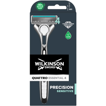 Бритва Wilkinson Sword Quattro Titanium Sensitive, 1+1 шт. - Pampik