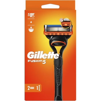 Станок для гоління чоловічий Gillette Fusion5 з 2 змінними картриджами - Pampik - 2