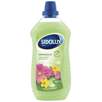 Универсальное средство для мытья различных поверхностей Sidolux Весенний букет, 1 л - Pampik