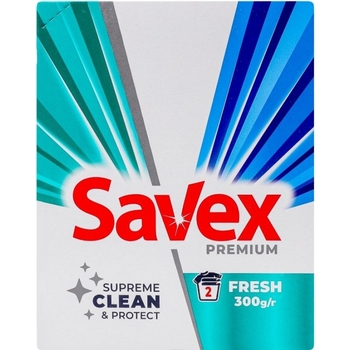 Пральний порошок Savex Premium 2in1 Fresh, автомат, 300 г - Pampik