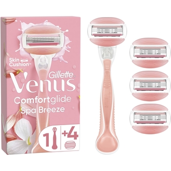 Станок для бритья Gillette Venus Comfortglide Spa Breeze с 4 сменными картриджами - Pampik