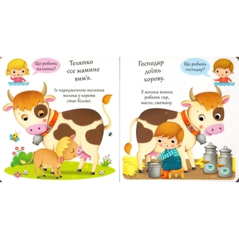 Книжка-картонка Хто це? Корови - Бомон Емілія, Беліно Наталя - Pampik - 3