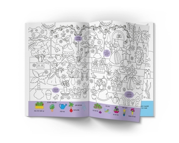 Віммельбух-розмальовка. Принцеси (F00029643) - Pampik - 3