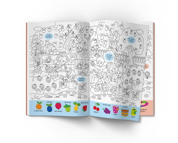 Віммельбух-розмальовка. Пори року (F00029746) - Pampik - 5