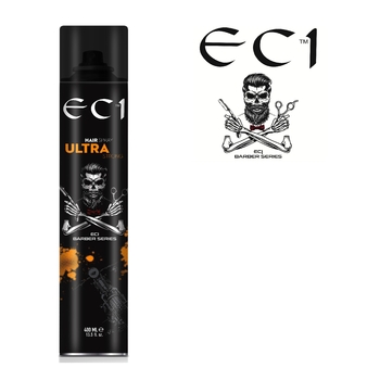 Лак для волосся EC1 Barber Series Ultra Strong, 400 мл - Pampik - 2