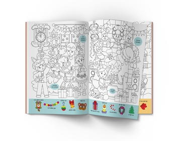 Віммельбух-розмальовка. Пори року (F00029746) - Pampik - 2