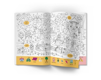 Віммельбух-розмальовка. Принцеси (F00029643) - Pampik - 2