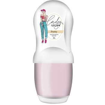 Жіночий роликовий антиперспірант Storm Lady Pretty, 50 мл - Pampik