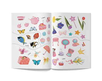 Перші розмальовки з кольоровим контуром і наліпками. Принцеси (F00023902) - Pampik - 5