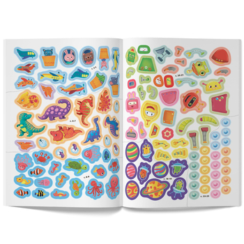 Школа сучасного чомусика. Тренуємо моторику, 120 розвивальних наліпок (F00030870) - Pampik - 6