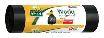 Пакети Paclan для сміття Bee Smart 60 л, 10 шт. - Pampik