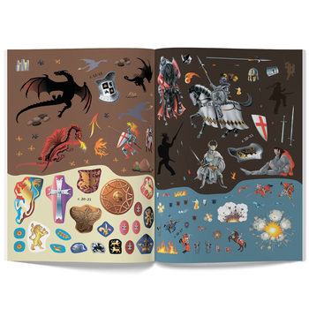 Книжка з наліпками. Лицарі (F00021593) - Pampik - 10