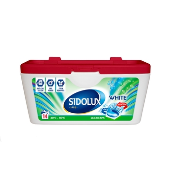 Капсули для прання Sidolux by Perlux White, 14 шт. - Pampik