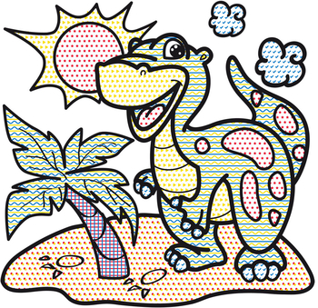 Водяні розмальовки. Динозаврики (F00014144) - Pampik - 2