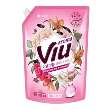 Ополаскиватель для белья Mukunghwa Fabric Softener Aroma Viu Роза, 2.1 л - Pampik
