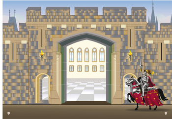 Книжка з наліпками. Лицарі (F00021593) - Pampik - 2