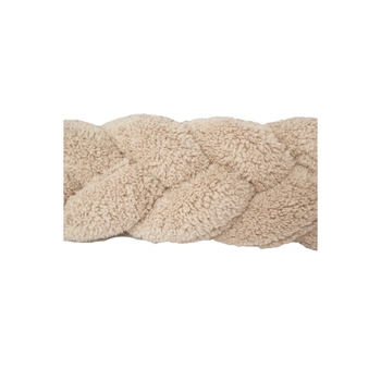 Бампер-косичка Twins Teddy, 3-х прядна, 120 см, бежевий (2020-K3T120-02) - Pampik