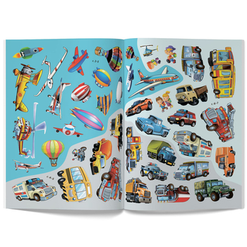 Книжка з наліпками. Транспорт (F00021585) - Pampik - 11
