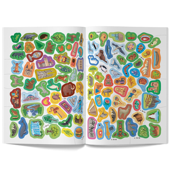 Школа сучасного чомусика. Атлас світу. 110 розвивальних наліпок (F00030866) - Pampik - 6