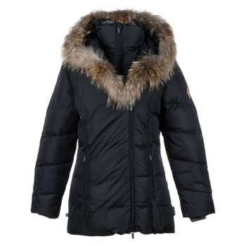 Куртка-пуховик Huppa Royal, р.M, чорний (12480055-00009-00M) - Pampik