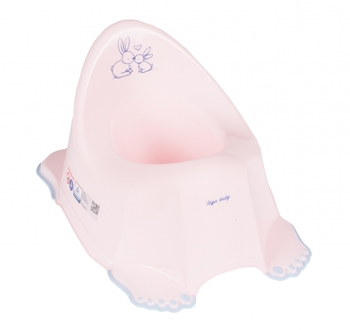 Горшок музыкальный Tega Baby Кролики, светло-розовый (PO-058-104) - Pampik