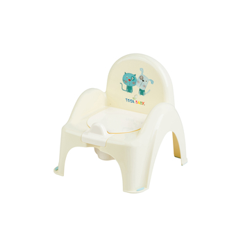 Горшок-стульчик Tega Baby Кот и Пес, молочный (PK-007-102) - Pampik