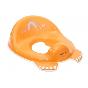 Накладка на унитаз Tega Baby Meteo Лапки, оранжевый (ME-002-166) - Pampik