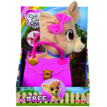 Іграшка Simba Собачка Chi Chi Love Чіхуахуа Зірка мультфільма, з сумочкою, 20 см (5890020) - Pampik - 6
