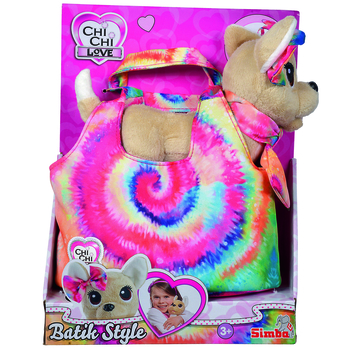 Іграшка Simba Собачка Chi Chi Love Чіхуахуа Фешн Батік, з сумочкою, 20 см (5890008) - Pampik - 7