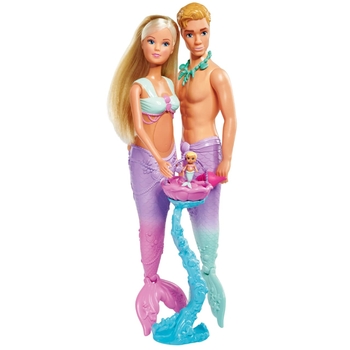 Ігровий набір Steffi Love Штеффі та Кевін Сім'я русалок (5733524) - Pampik