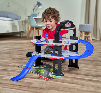 Ігровий набір Majorette Міський гараж, 3 поверхи + машинка, 60х60х45 см (2059985) - Pampik - 6