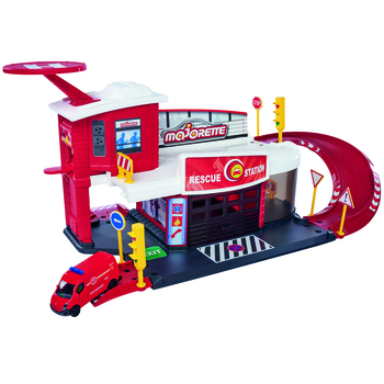 Ігровий набір Majorette Креатікс Пожежна станція,1 машинка, 51х25х22 см (2050038) - Pampik