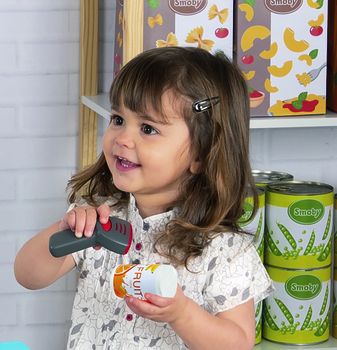 Ігровий набір Smoby Електронна каса зі сканером, звуком, світлом та аксесуарами (350113) - Pampik - 5