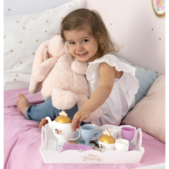 Сервірувальний візочок Smoby Дісней Принцеси зі знімним підносом з сервізом, 17 аксесуарів (312502) - Pampik - 8