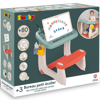 Парта-доска Smoby Школьник, с аксессуарами, мятный (420107) - Pampik - 11