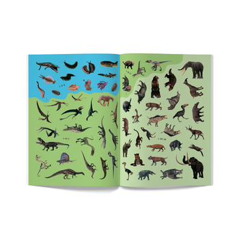Книжка з наліпками. Динозаври (F00022436) - Pampik - 7