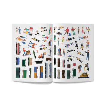 Книжка з наліпками. Потяги (F00022578) - Pampik - 7