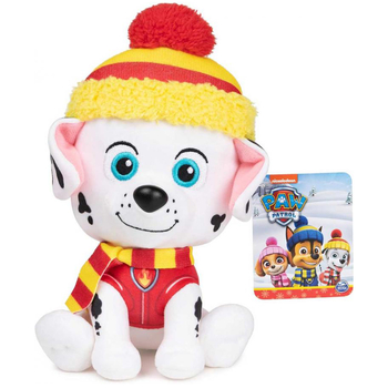 М'яка іграшка Gund Paw Patrol Зимові свята Цуценя Маршал, 15 см (SM33351/6068124) - Pampik - 5
