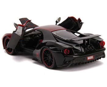 Машина металлическая Jada Марвел Человек-Паук, Форд GT (2017) с фигуркой, 1:24 (253225008) - Pampik - 17