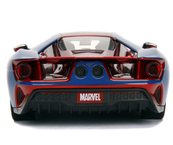 Машина металлическая Jada Марвел Человек-Паук Ford GT (2017) с фигуркой Человека-Паука (253225002) - Pampik - 10