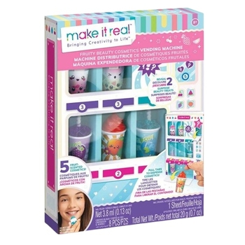 Набор косметики для волшебного превращения Make It Real Автомат с фруктовыми коктейлями (MR2701) - Pampik