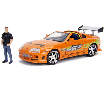 Машина металева Jada Форсаж Toyota Supra 1995 з фігуркою Брайана, 1:24 (253205001) - Pampik - 3