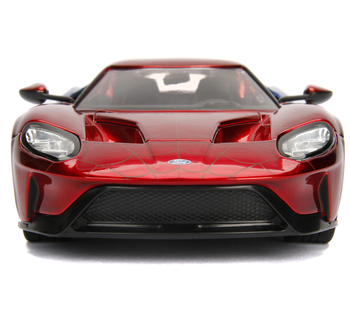 Машина металлическая Jada Марвел Человек-Паук Ford GT (2017) с фигуркой Человека-Паука (253225002) - Pampik - 9