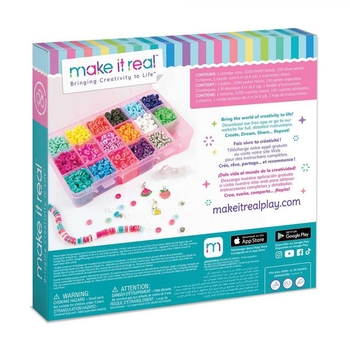 Набор для создания браслетов Make It Real Яркий кейс (MR1741) - Pampik - 2