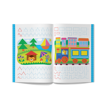 Перші багаторазові прописи. Навчаємося писати правильно. Фігури та лінії (F00028976) - Pampik - 3