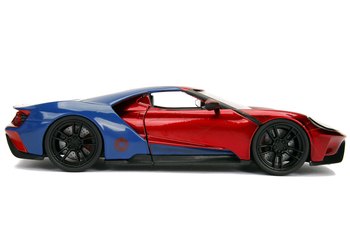 Машина металлическая Jada Марвел Человек-Паук Ford GT (2017) с фигуркой Человека-Паука (253225002) - Pampik - 8