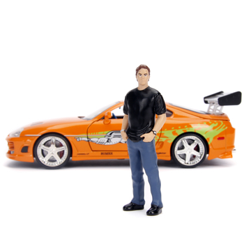 Машина металева Jada Форсаж Toyota Supra 1995 з фігуркою Брайана, 1:24 (253205001) - Pampik - 5