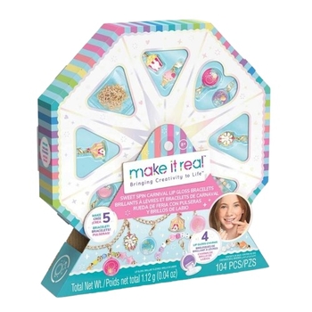 Набір для створення шарм-браслетів Make It Real Солодкий карнавал (MR2705) - Pampik