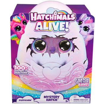 Інтерактивна іграшка-сюрприз Spin Master Hatchimals: Паффі в яйці, 1 шт. в асортименті (SM19201/6069132) - Pampik